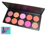 Paleta 10 cores de blush